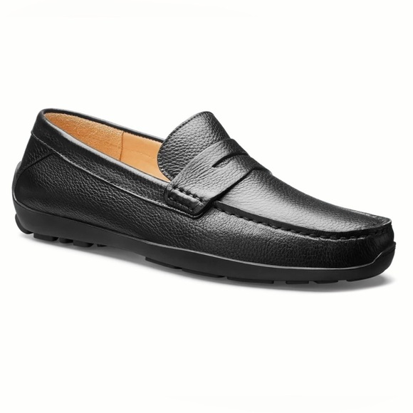 Samuel Hubbard Free Spirit Black Leather Slip-On Loafer Shoes men’s size 12